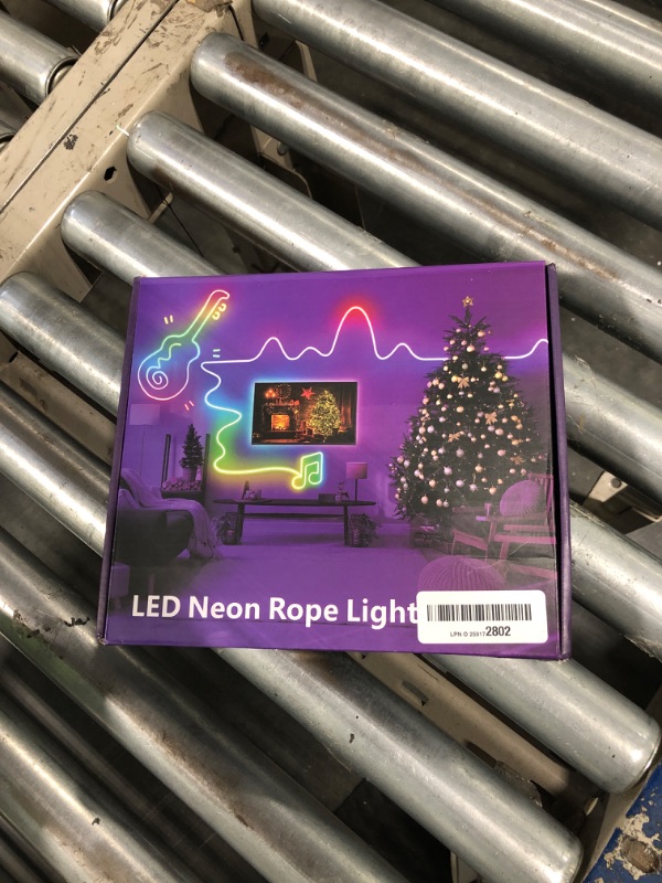 Photo 2 of 32.8Ft Neon Rope Lights,Flexible Led Rope Lights Control with App/Remote,Multiple Modes Rope Lights,IP65 Outdoor RGB Led Neon Lights Waterproof,Music Sync Gaming Led Neon Light Strip for Bedroom Decor