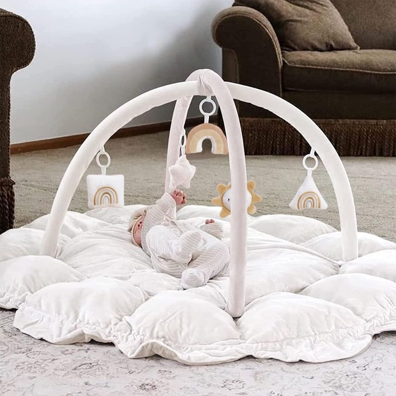 Photo 1 of 5-in-1 Thick and Plush Baby Play Gym