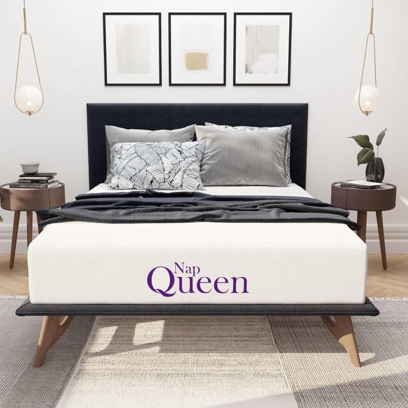 Photo 1 of ***DIRTY / NO RETURN*** NapQueen Full Mattress, 12 Inch Elizabeth Cooling Gel Memory Foam Mattress, Full Bed Mattress in a Box, CertiPUR-US Certified, Medium Firm, Breathable Soft Fabric Cover
