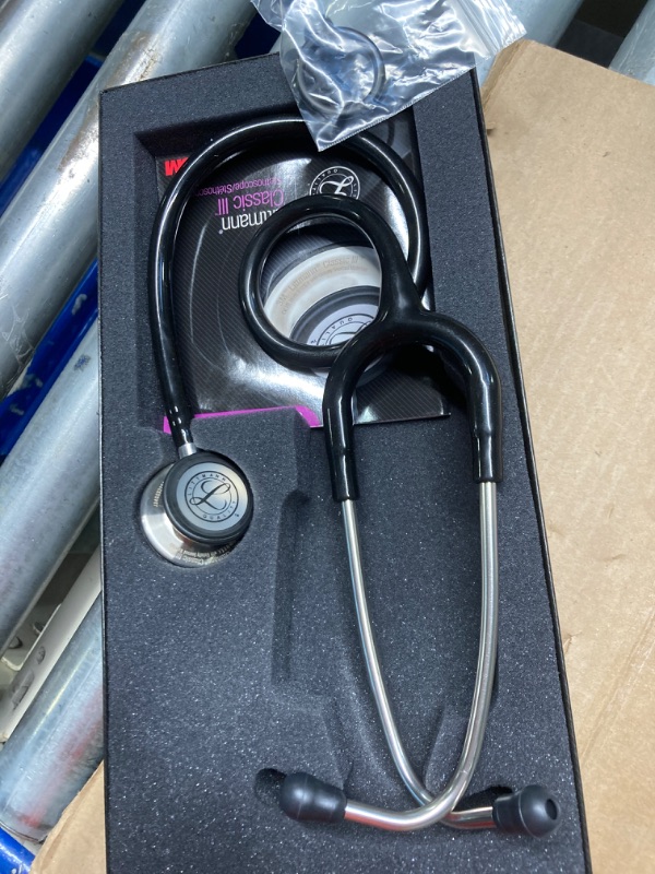 Photo 3 of 3M Littmann Classic III Stethoscope - Black