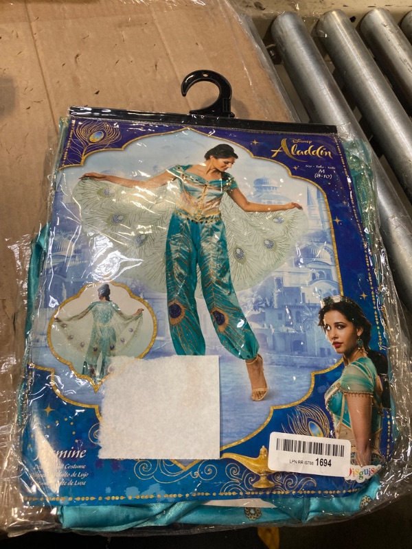 Photo 1 of Disguise Women's Jasmine Teal Deluxe Adult Costume, M (8-10)
