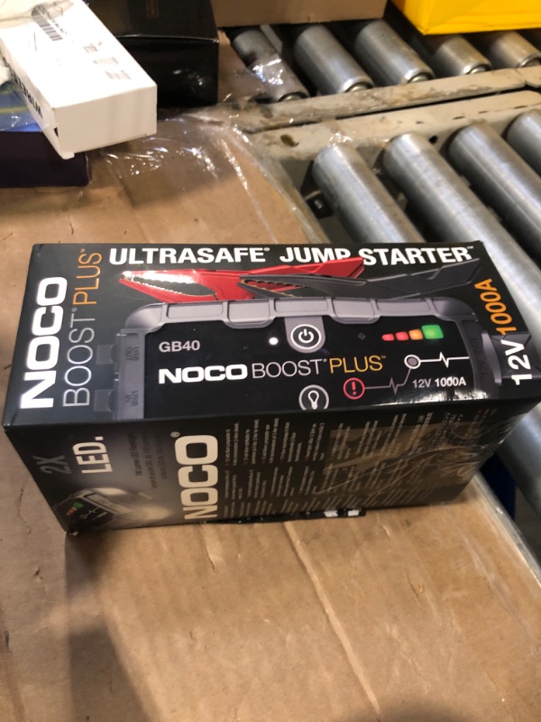 Photo 1 of NOCO Genius Boost Plus 1000 Amp UltraSafe Jump Starter & Power Pack