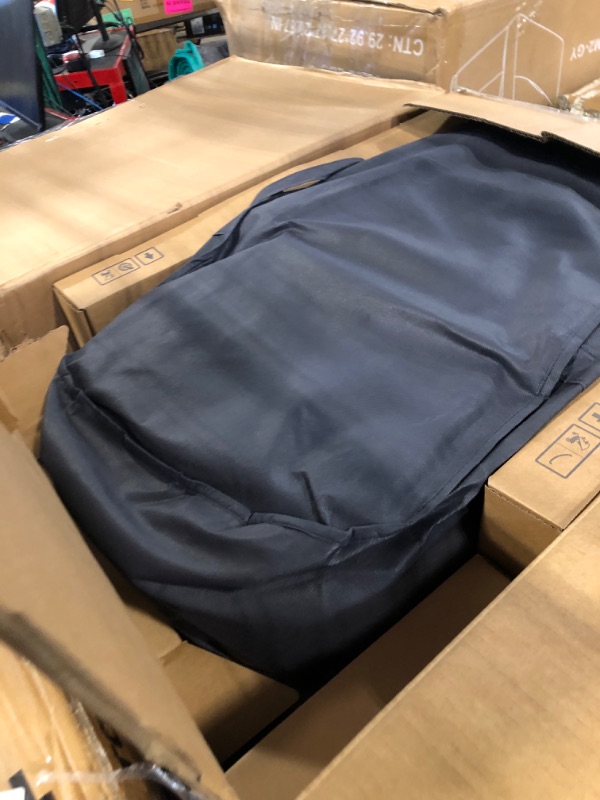 Photo 3 of *Parts Only* UPPAbaby Vista V2 Stroller / Convertible Single-To-Double System / Bassinet, Toddler Seat, Bug Shield, Rain Shield, and Storage Bag Included / Greyson (Charcoal Mélange/Carbon Frame/Saddle Leather)