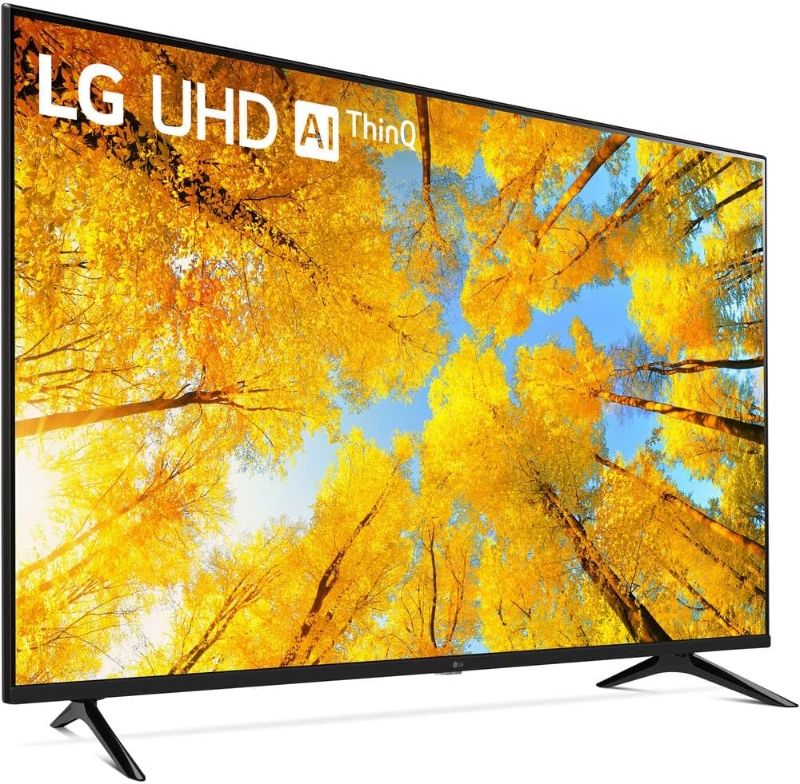 Photo 1 of ****MISSING POWERCORD!!!!!*****  LG 50-Inch Class UQ7570 Series 4K Smart TV, AI-Powered 4K, Cloud Gaming (50UQ7570PUJ, 2022), Black
