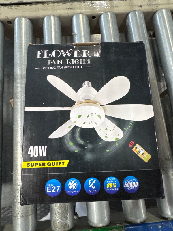 Photo 2 of AKT LIGHTING 20" Ceiling Fan with Light Remote Control