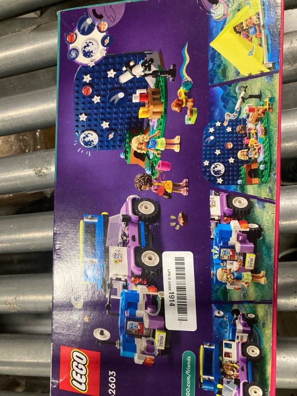 Photo 2 of ***FACTORY SEALED PRODUCT***LEGO Friends Stargazing Camping Vehicle Adventure Toy, Includes 2 Mini-Dolls, Camping Trailer, Telescope Toy, and a Dog Figure, Science Toy Gift Idea for Girls, Boys and Kids Ages 7 and Up, 42603