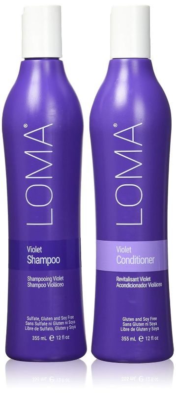 Photo 1 of ****CONDITIONER ONLY**** Loma Hair Care Violet Conditioner Duo, 12 Fl Oz ,  (Pack of 1)