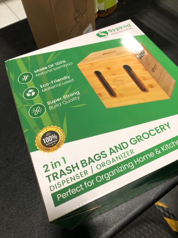 Photo 2 of 100% Biodegradable & Recyclable 13-17 Gallon Compost bags,Drawstring with Heavy Duty Garbage Bags 50 Counts, ASTM D6400, US BPI & OK Compost Home Certified EN13432
