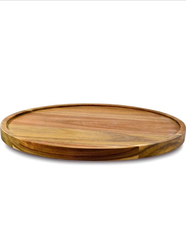 Photo 1 of 
10" Acacia Wood Lazy Susan Organizer Kitchen Turntable for Cabinet Pantry Table Organization
