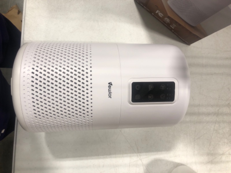 Photo 3 of ***CORD IS MISSING*** ***MISSING PARTS*** Air Purifiers for Home Large Room up to 1076ft², VEWIOR H13 True HEPA Air Purifier for Bedroom with night light, Fragrance Sponge, Sleep Mode, Timer, Lock, Air Cleaner for Wildfire Smoke Odor Dander