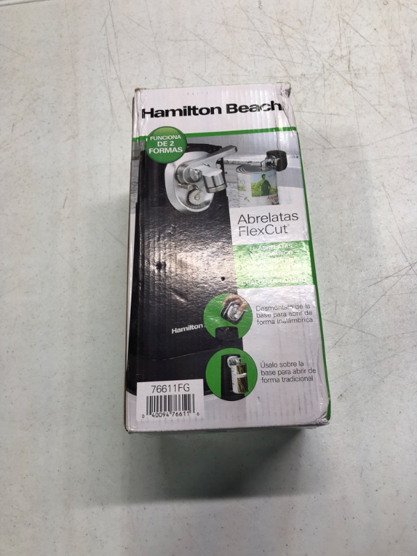 Photo 2 of ***PIECES MISSING*** ***NOT FUNCTIONAL*** Hamilton Beach Flex Cut Can Opener