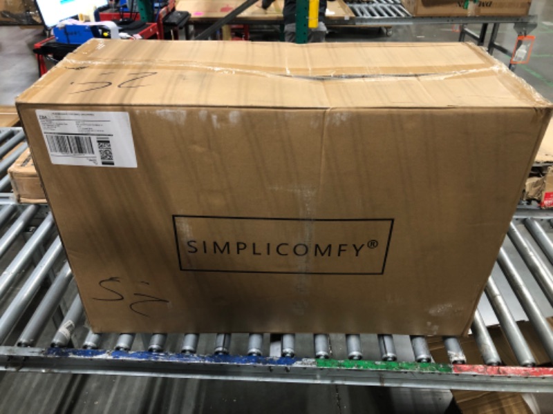 View 2 of Simpli Comfy Queen EZ Bed Self-Inflating Air Mattress with Built-in Frame, Pump and Wheeled Case, Blow Up Inflatable Rolling Air Bed on Wheels
