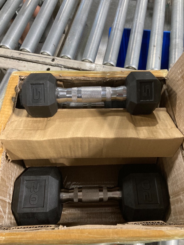 Photo 4 of ***Complete Set/4 boxes***
CAP Barbell Dumbbell Set with Rack Multiple Options in 150lbs and 210lbs