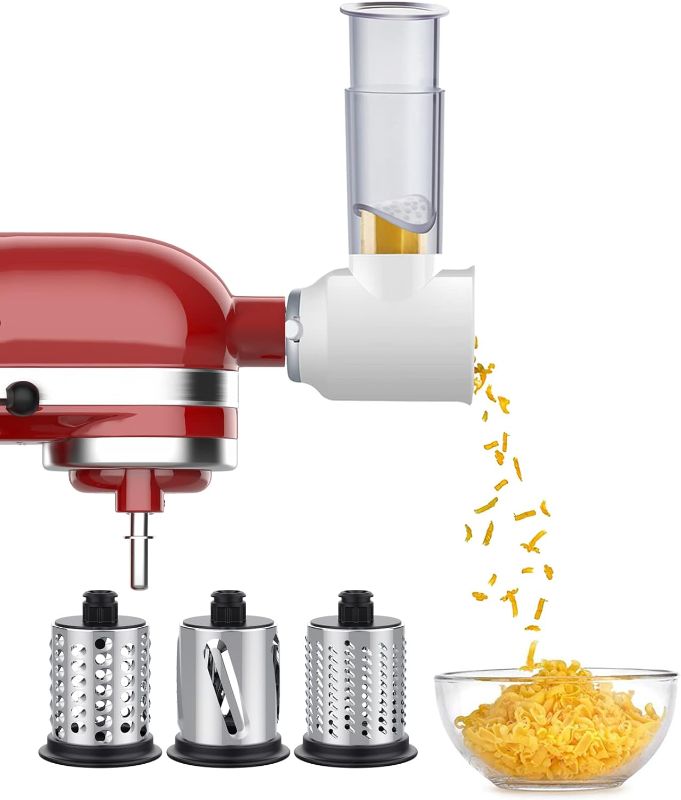 Photo 1 of ***Not Exact***
Slicer Shredder Attachment for KitchenAid Stand Mixers, Vegetable for Kitchenaid, Cheese Grater