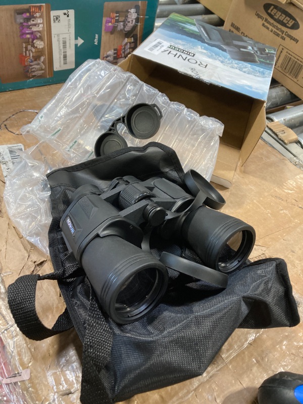 Photo 1 of 20x50 High Power Military Binoculars, Compact HD Professional/Daily Waterproof Binoculars Telescope for Adults Bird Watching Travel Hunting Football-BAK4 Prism FMC Lens-with Case and Strap (20X50)