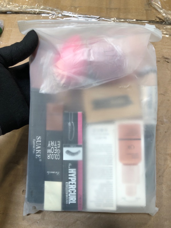 Photo 1 of All in One Makeup Kit for Women Full Kit, 12 Colors Eyeshadow, Foundation & Primer, Lipsticks, Eyeliner, Mascara, Contour Stick, Brow Soap, Makeup Brush & Sponge, Make Up Gift Set for Women, Teens