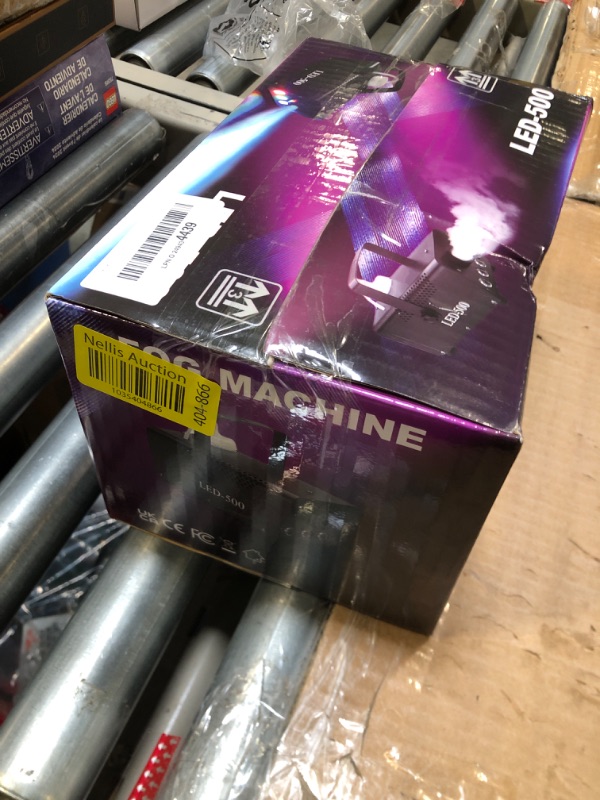 Photo 1 of 500W Fog Machine,Smoke Machine with LED Lights Wireless Remote Control for Halloween Wedding Party Disco Dj Effect