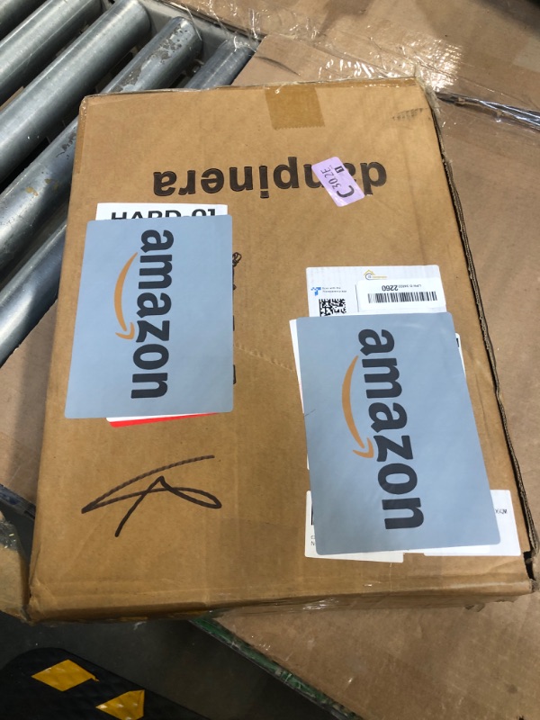 Photo 1 of danpinera 3-Tier Rolling Cart, Metal Rolling Storage Cart with Lockable Wheels & Hanging Cups & Hooks, Mobile Trolley Cart for Kitchen, Bathroom, Office, Workshop, Pink