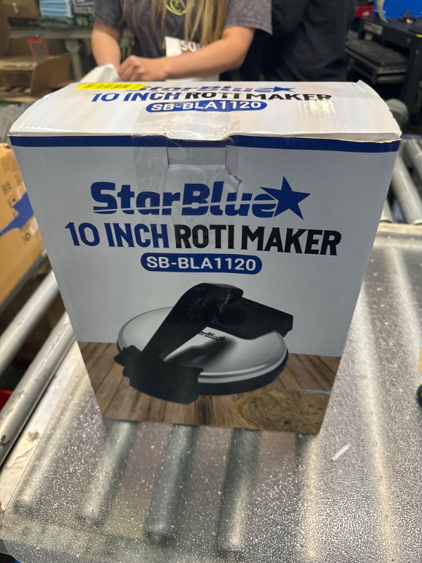 Photo 3 of 10inch Roti Maker by StarBlue with FREE Roti Warmer and Removable Handle - The automatic Stainless Steel Non-Stick Electric machine to make Indian style Chapati, Tortilla, Roti AC 110V 50/60Hz 1200W