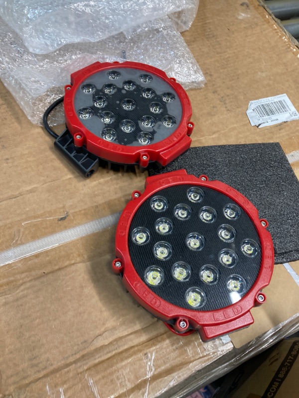 Photo 1 of 2PACK 7" LED Offroad Pod Lights Bar 51W with Mounting Bracket