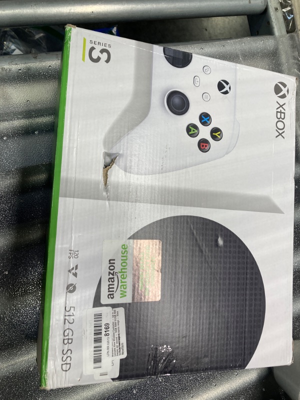 Photo 4 of ****it makes a sound but no display** sold as parts only!!!
NO POWER CABLE

Xbox Series S 512GB SSD Console - Includes Xbox Wireless Controller - Up to 120 frames per second - 10GB RAM 512GB SSD - Experience high dynamic range - Xbox Velocity Architecture