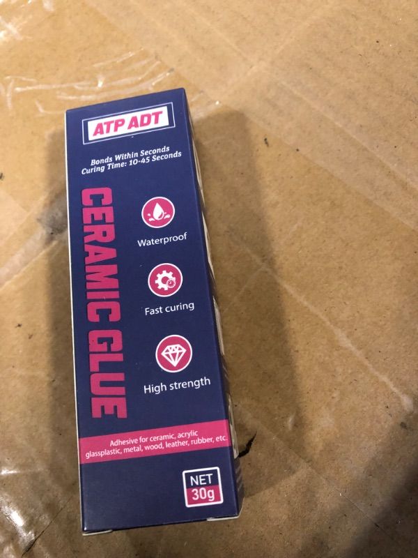 Photo 2 of 30g Ceramic Glue - Instant Strong Adhesive for Porcelain, Pottery, Glass, Metal, Plastic, Rubber & DIY Craft Repair. Perfect for Your Home & Workshop