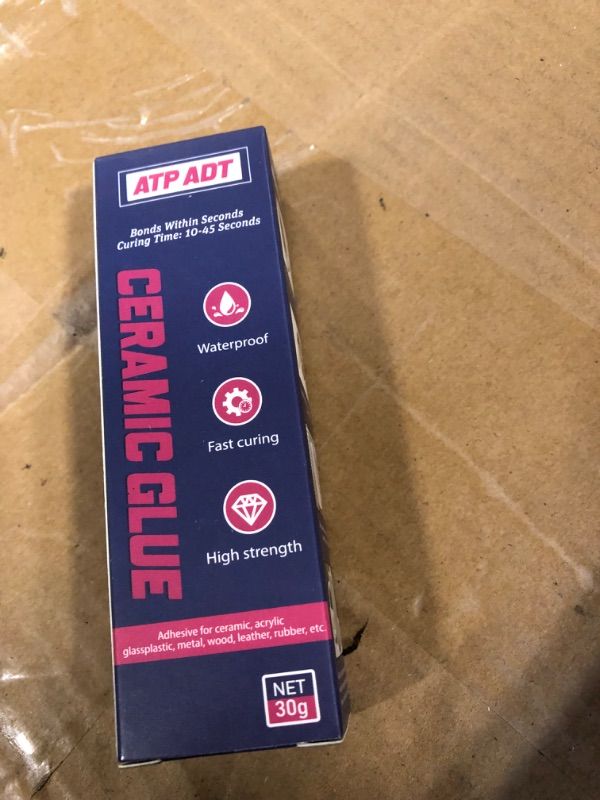 Photo 1 of 30g Ceramic Glue - Instant Strong Adhesive for Porcelain, Pottery, Glass, Metal, Plastic, Rubber & DIY Craft Repair. Perfect for Your Home & Workshop