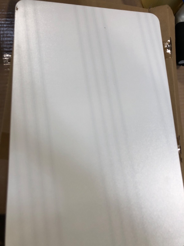 Photo 1 of Ruxury Foldable Lap Desk Laptop Stand Bed Desk Table Tray, Breakfast Serving Tray, Portable & Lightweight Mini Table, Lap Tablet Desk for Sofa Couch Floor - White