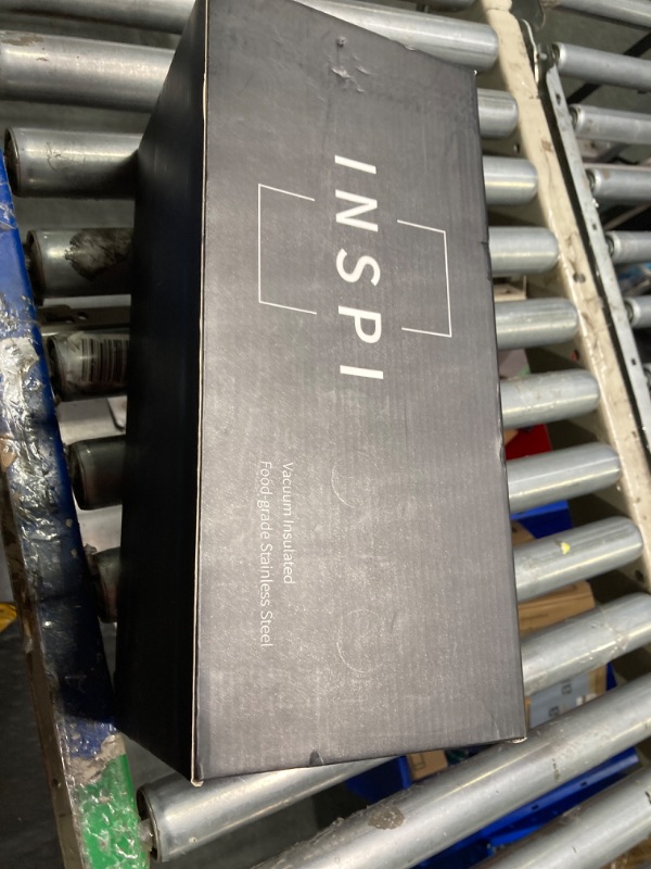 Photo 1 of ***USED*** INSPI Insulated Water Bottle with Paracord Handle 128oz,Indigo Black Indigo Black 128 Ounces