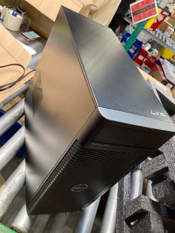 Photo 1 of Dell Precision 3660 Tower Computer, Intel i7-13700 16-Core, 64GB RAM, 2TB NVMe SSD, Nvidia Quadro T1000 8GB DDR6, Mini-Display Port, AC Wi-Fi, Bluetooth - Windows 11 Pro, Black Desktop