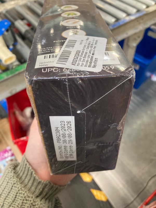 Photo 1 of ***FACTORY SEALED***
Herbishh Hair Color Shampoo (Grape Red) - Magic Hair Dye for Gray Hair - Ammonia-Free, 3-in-1 Shampoo Conditioner - Lasts 2-3 Weeks, 500 ml
