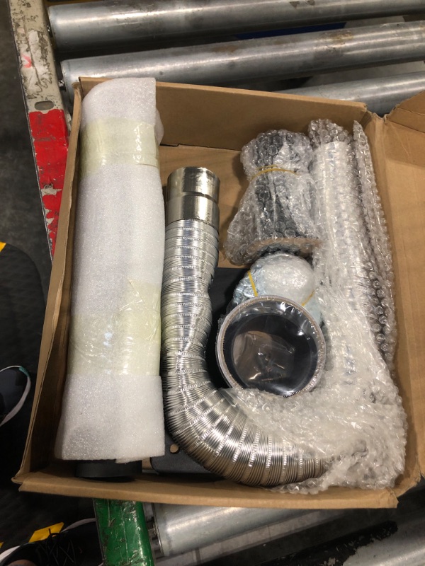 Photo 1 of Generator Exhaust Extension Silencer Kit With Insulated Through-Wall Mounting Plate, Compatible with Firman T07571, T07573, WH03242 and H07552, Honda EU7000is, EU6500is
