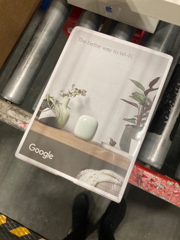 Photo 2 of **FACTORY SEALED**
Google Nest WiFi Pro - Wi-Fi 6E - Reliable Home Wi-Fi System with Fast Speed and Whole Home Coverage - WPS - Mesh Wi-Fi Router - Fog