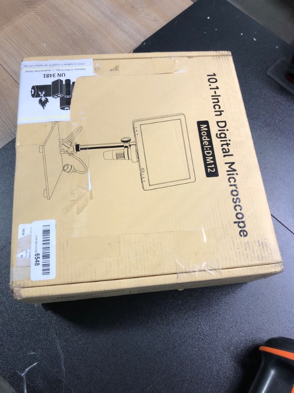 Photo 1 of Leipan DM12 Digital Soldering Microscope 2000X, 10.1" Coin Microscope with 32GB TF Card, HDMI Microscope with 12 Lights, Adults IPS Video Microscope