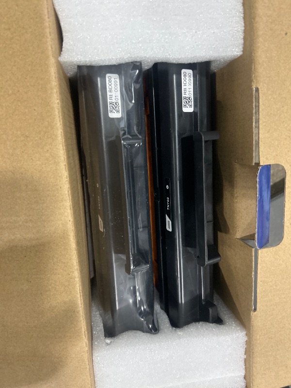 Photo 1 of **one opened, unknown if used**
Ankink Compatible Toner Cartridge Replacement for Brother TN760 TN730 (Black,2 Pack) TN-760 730 to Use with HL-L2350DW HL-L2395DW HL-L2390DW HL-L2370DW MFC-L2750DW MFC-L2710DW MFC-L2730DW DCP-L2550DW