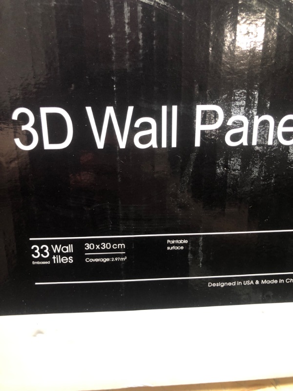 Photo 1 of 3D wall panels 33 tiles 30x30