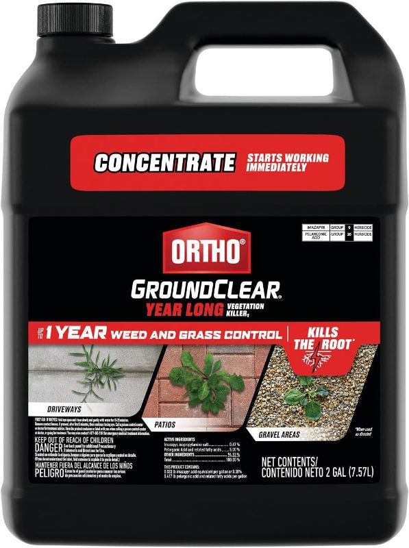 Photo 1 of 
Ortho GroundClear Year Long Vegetation Killer1 - Concentrate, Visible Results in 3 Hours, Kills Weeds and Grasses to the Root 