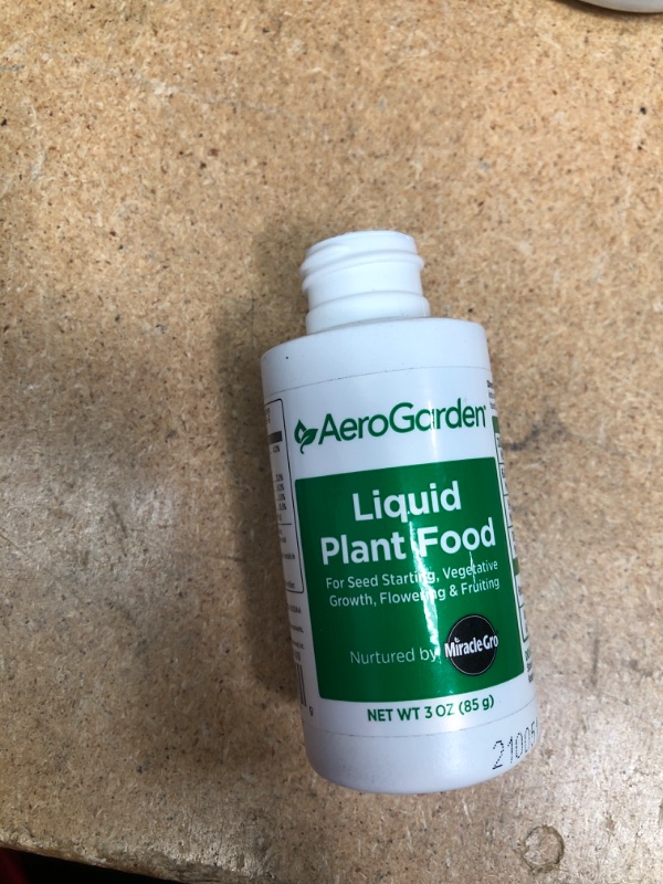 Photo 2 of *MISSING LID* Miracle-Gro AeroGarden Liquid Plant Fertilizer for Use in AeroGarden Hydroponic Indoor Garden, 3 fl. oz.