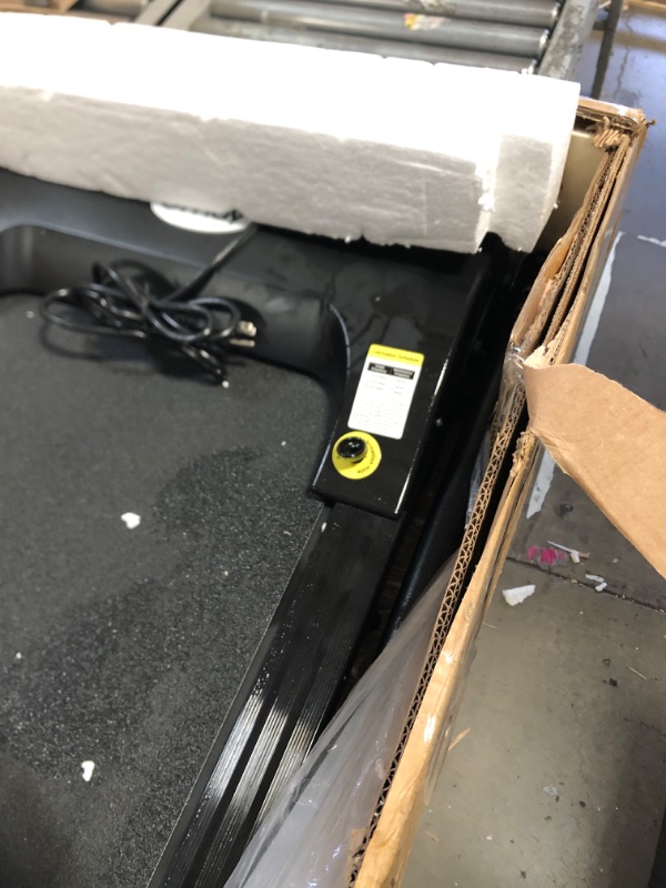 Photo 4 of **Leaked Lubricant** 
UMAY Fitness Home Auto Folding 3 Level Incline Treadmill with Pulse Sensors, 3.0 HP Quiet Brushless, 8.7 MPH, 300 lbs Capacity