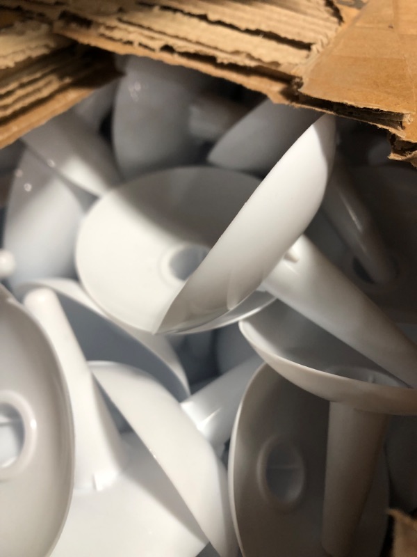 Photo 1 of MTLEE 1000 Sets Bulk Church Candles with Plastic Candle Drips Candlelight Service White Vigil Candles and Candle Holder Protectors for Christmas Memorial Wedding Party Candles