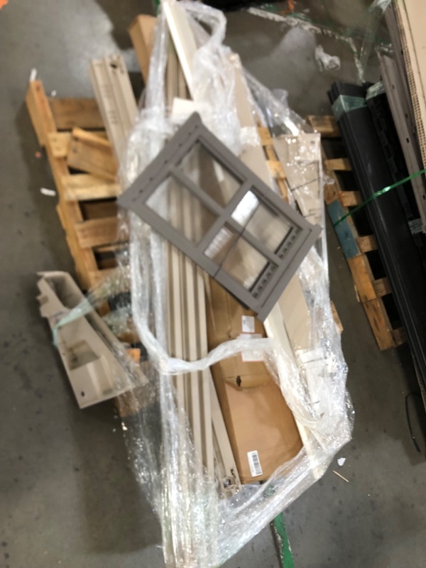 Photo 1 of LOOSE PARTS/ COMPLETE UNKNOWN 
Keter Factor 8x6 Large Resin Outdoor Shed for Patio Furniture