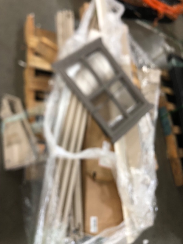 Photo 1 of LOOSE PARTS/ COMPLETE UNKNOWN 
Keter Factor 8x6 Large Resin Outdoor Shed for Patio Furniture