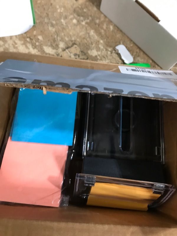 Photo 1 of 3 Pack Pop up Sticky Note Dispenser Post Note Holder Black Base with 24 Pads Colored Pop up Sticky Notes Memo Pads Blank Self Stick 3x3 Refills Back to School Office Supplies, 50 Sheet Per Pad