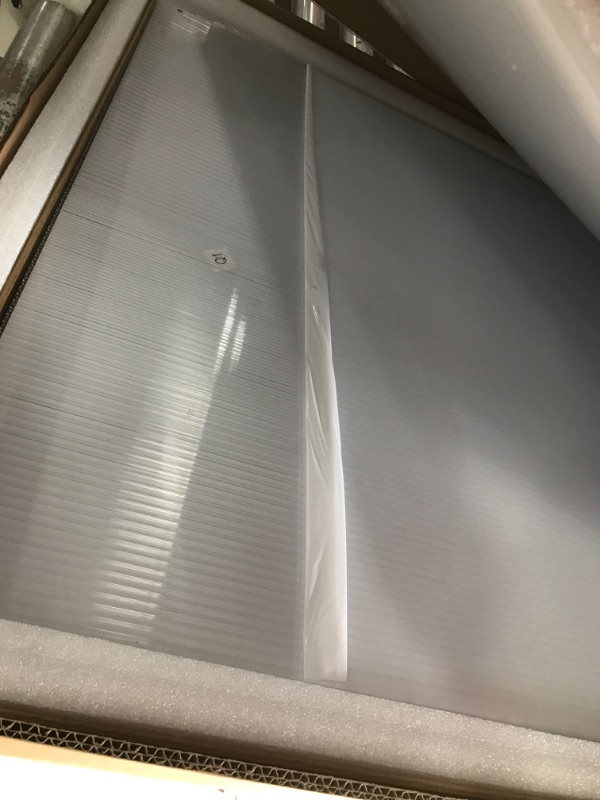Photo 1 of *partial set** Outsunny 6' x 4' Aluminum Lean-to Greenhouse Polycarbonate Walk-in Garden Greenhouse with Adjustable Roof Vent, Rain Gutter and Sliding Door for Winter, Clear