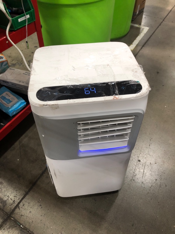 Photo 1 of 12,000 BTU Portable Air Conditioner Cools Up to 500 Sq.Ft, 3-IN-1 Energy Efficient Portable AC Unit with Remote Control & Installation Kits for Large Room, Campervan, Office, Temporary Space