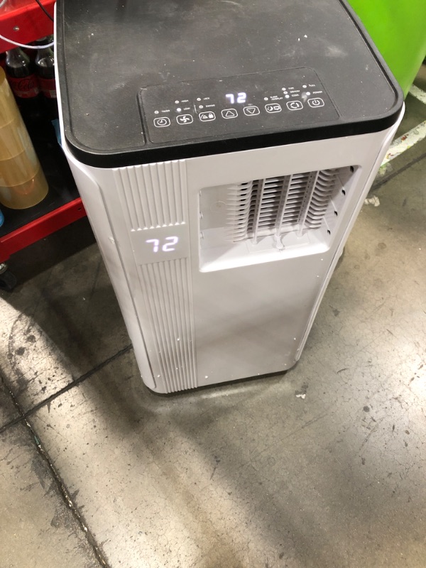 Photo 2 of 12,000 BTU Portable Air Conditioner Cools Up to 500 Sq.Ft, 3-IN-1 Energy Efficient Portable AC Unit with  Installation Kits for Large Room, Campervan, Office, Temporary Space