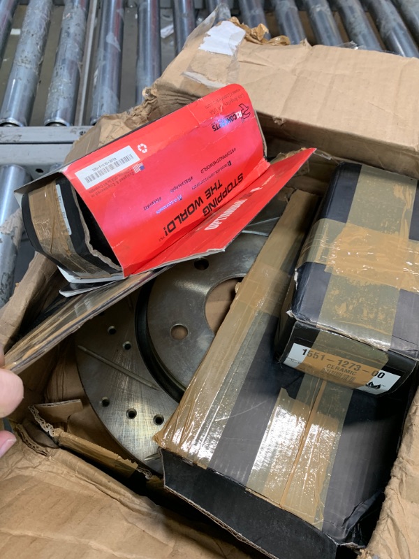 Photo 1 of R1 Concepts Front Rear Brakes and Rotors Kit |Front Rear Brake Pads| Brake Rotors and Pads| Optimum OEp Brake Pads and Rotors| Hardware Kit|fits 2009-2014 Dodge Journey; Volkswagen Routan