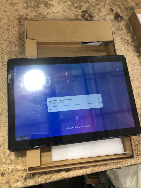 Photo 2 of ***( TABLET IS LOCKED) ***
Tablet 10.1 inch Android 12 Tablet 2024 Latest Update Octa-Core Processor with 64GB Storage, Dual 13MP+5MP Camera, WiFi, Bluetooth, GPS, 512GB Expand Support, IPS Full HD Display (Black)