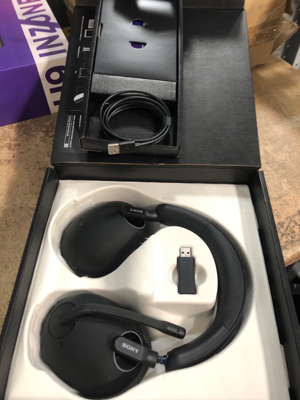 Photo 2 of (USED/ SLIGHT DAMAGE ON HEADBAND) Sony INZONE H9 Wireless Gaming Headphones, Bluetooth Headset with Microphone Over-Ear Headphones with 360 Spatial Sound, Dual Sensor Noise Canceling Technology, H9 Gaming Headset, WH-G900N (Black)