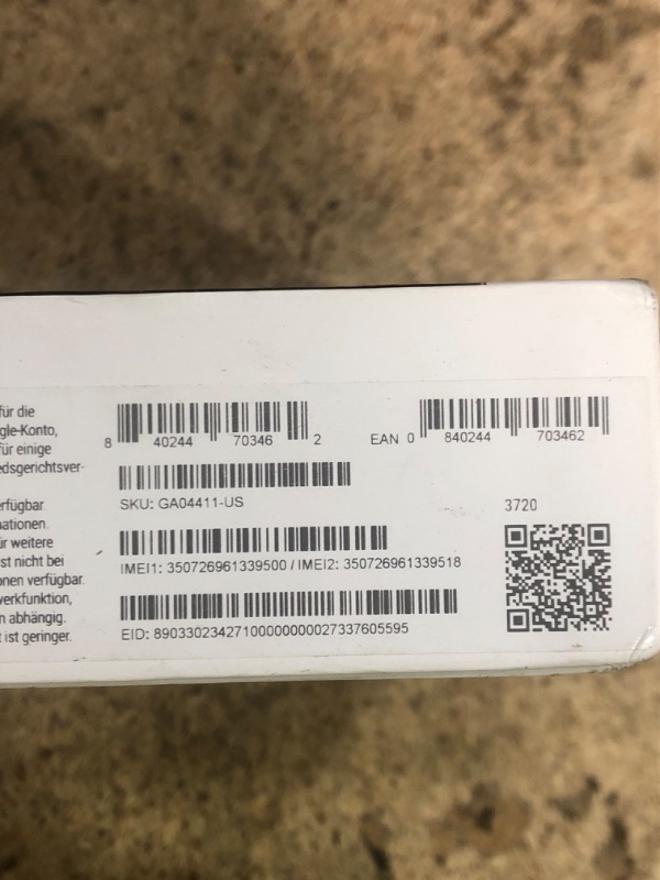 Photo 2 of (PHONE IS LOCKED/ SEE NOTES) 
Google Pixel Fold - Unlocked Android 5G Smartphone with Telephoto Lens and Ultrawide Lens - Foldable Display - 24-Hour Battery - Obsidian - 256 GB